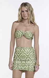 Saia Lala Tie Dye Verde