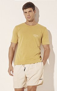 Camiseta Manga Curta Silcada Marítimo Amarelo