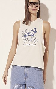 Camiseta Regata Âncora Off White