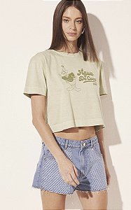 Camiseta Manga Curta Cítrus Verde