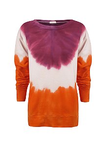 Moletom Tie Dye Laranja
