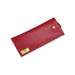 Porta óculos Duda vermelho personalizado