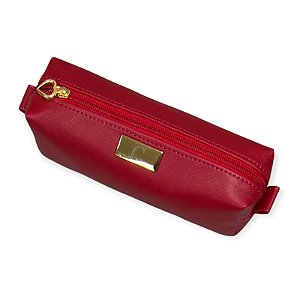 Estojo Giovanna vermelho personalizado