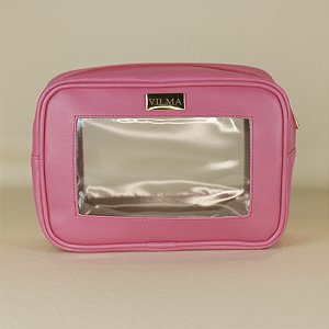 Necessaire Laura M pink personalizada