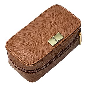 Necessaire Leticia P caramelo personalizada