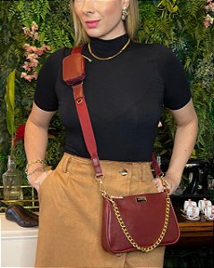 Bolsa Daniela vinho personalizada