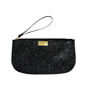 Bolsa Nina preta shine personalizada