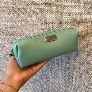 Estojo Giovanna verde água personalizado