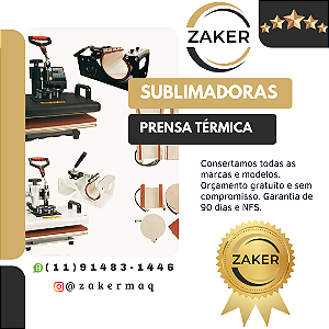 Assistência técnica, conserto, manutenção de prensas térmicas e Impressora Sublimática, Máquina de estampar.