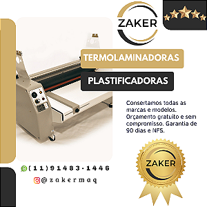 Assistência Técnica, Conserto de Plastificadoras, Termolaminadoras. Todas as marcas e modelos. Orçamento Gratuito.