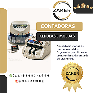 Assistência Técnica, Conserto de Contadoras, Separadoras, Validadoras de Dinheiro, notas, moedas e cédulas.