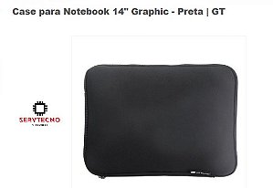 Case notebook 14 graphic preta GT