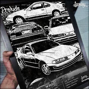 Quadro Honda Prelude 93/94 - Coleção: Legendary
