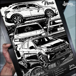 Quadro Poster Volkswagen Nivus 2021 - Carzquare