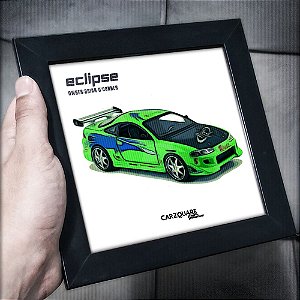 Quadrinho (15x15cm) Eclipse Brian O'Conner - Coleção: Fast&Furious