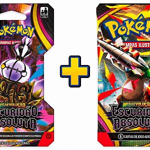 COPAG Pokémon TCG Escuridão Absoluta 2 Booster Original 100% para Colecionadores e Jogadores