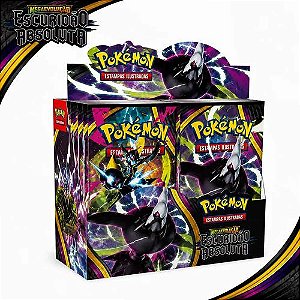 Copag Booster Box Display Pokémon ME05 Escuridão Absoluta 2026 216 Cartas TCG Português 12 Anos+ Estratégia e Duelos