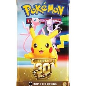 COPAG Pokémon TCG Celebração 30 Anos Booster Unitário 1 Pikachu Garantido Produto Original para Colecionadores e Jogadores