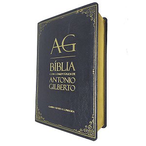 Bíblia Com Comentários De Antonio Gilberto Preta - Cpad