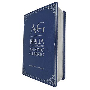 Bíblia Com Comentários De Antonio Gilberto Azul - Cpad