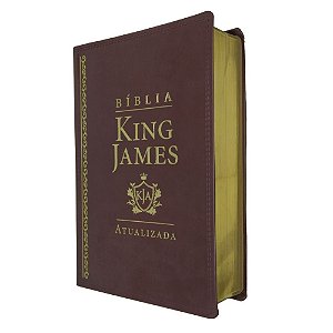 Bíblia De Estudo King James Atualizada Grande Marrom
