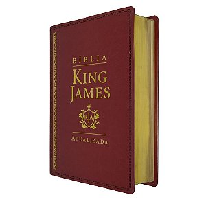 Bíblia De Estudo King James Atualizada Grande Vinho