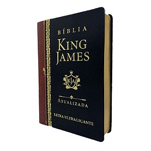 Bíblia King James Atualizada Letra Ultragigante Luxo Preta