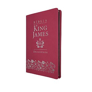 Bíblia King James Atualizada Slim Capa Luxo Pink - Art Gospel