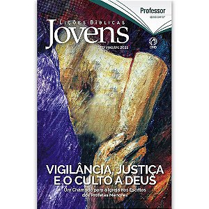 Revista Lições Bíblicas Jovens Profº 3º Trimestre de 2021