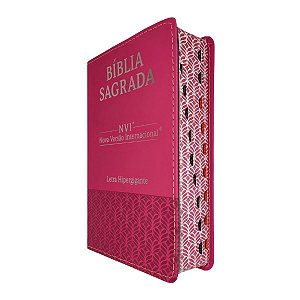 Bíblia Sagrada NVI Letra Hipergigante Luxo Pink - CPP