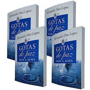 Kit com 4 Devocionais - Gotas de Paz Para A Alma