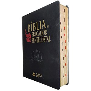 Bíblia Do Pregador Pentecostal 1.002 Sermões Letra Extragigante Com Índice - Sbb