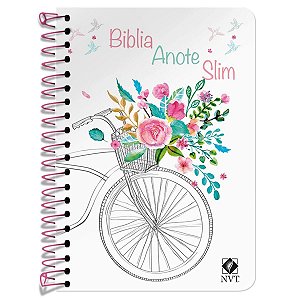 Bíblia Anote Espiral NVT Slim Capa Dura Bike