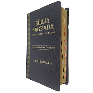 Bíblia Sagrada ARC Letra Hipergigante Harpa E Corinhos - CPP