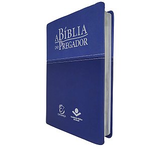 A Bíblia Do Pregador RC Média Azul Claro/Escuro - Esperança