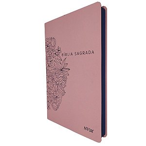 Bíblia Sagrada NVI Slim Capa Luxo Especial Nude - Geográfica