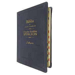 Bíblia Estudos Sermões Charles Haddon Spurgeon Índice Preta