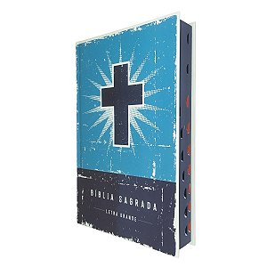 Bíblia Retro Turquesa | NVI | Letra Grande | Thomas Nelson