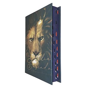 Bíblia Sagrada Leão Rei | ARC Harpa Avivada e Corinhos | Editora Sankto