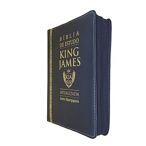 Bíblia de Estudo King James Atualizada | Hipergigante Zíper