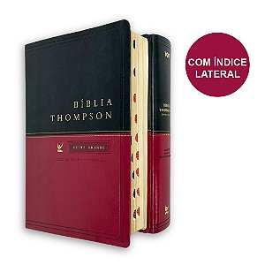 Bíblia Thompson | Letra Grande | Verde escuro e Vinho