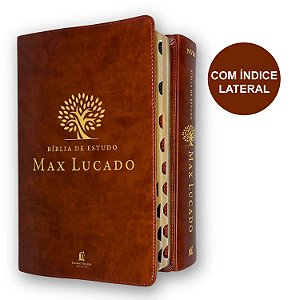 Bíblia De Estudo Max Lucado | Marrom Índice | Thomas Nelson