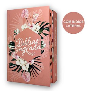 Bíblia ACF Orquídea Rosê Leitura Perfeita | Soft Touch Índice | Thomas Nelson