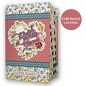 Bíblia NVI Letra Jumbo | Índice | Coração Floral | CPP