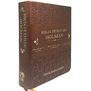 Bíblia de Estudo Holman Marrom - Cpad