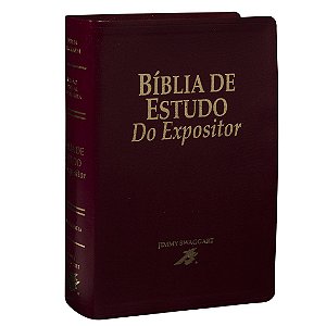 Bíblia De Estudo Do Expositor - Jimmy Swaggart Vinho - Sbb