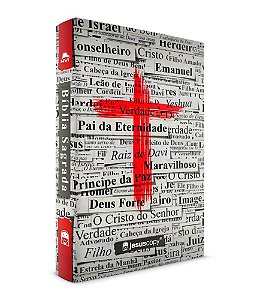 Bíblia Sagrada Jesuscopy Com Índice Cruz NVI Capa Dura