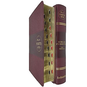 Bíblia Peshitta Vinho c/ Referências - BVbooks
