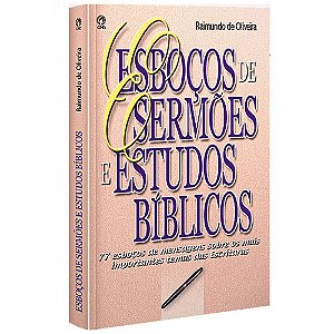 Livro Esboços De Sermões E Estudos Bíblicos Cpad