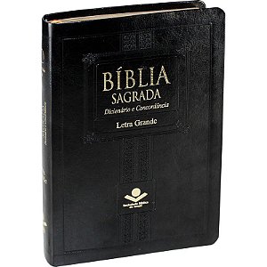 Bíblia Sagrada Dicionário E Concordância Ra Preta - Sbb